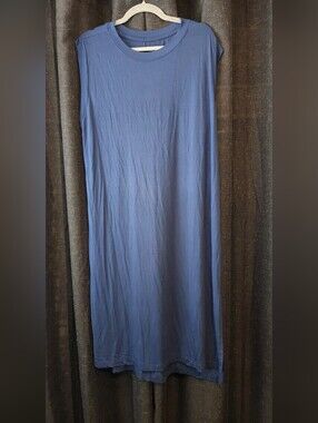 Auden Cloud Knit Sleep Dress Moo Moo Blue XL Soft Lounge Wear Women’s